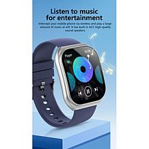 Letsfit E46 Black Bezel Smartwatch with Extra Band