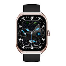 Letsfit E46 Rose Bezel Smart Watch with Extra Band