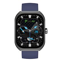 LetsFit E46 Smart Watch with Band and Charger Set of 2 - Black