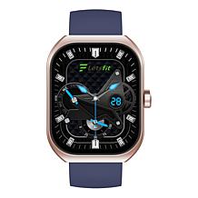 LetsFit E46 Smart Watch with Band and Charger Set of 2 - Rose Gold