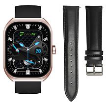LetsFit E46 Smart Watch with Band and Charger Set of 2 - Rose Gold
