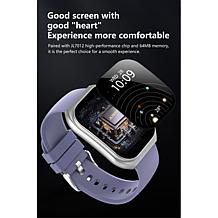 LetsFit E46 Smart Watch with Band and Charger Set of 2 - Silver