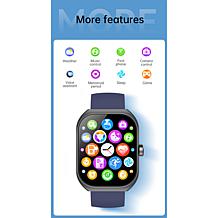 LetsFit E46 Smart Watch with Band and Charger Set of 2 - Silver