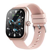 LetsFit E46 Smart Watch with Band and Charger Set of 2 - Rose Gold