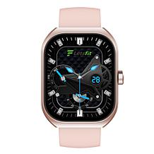 LetsFit E46 Smart Watch with Band and Charger Set of 2 - Rose Gold