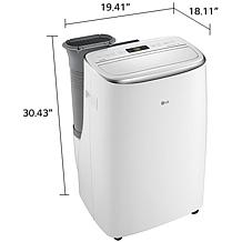 LG 115V Dual Inverter Portable Air Conditioner with Wi-Fi Control