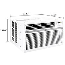 LG 12,000 BTU 115V Window-Mounted Air Conditioner with Wi-Fi Control