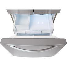 LG 22 Cu. Ft. 3-Door French Door Refrigerator - Stainless Steel