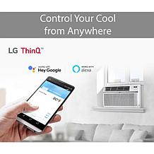 LG 24 500 BTU 230V Window Smart Air Conditioner with Remote