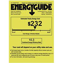 LG 24 500 BTU 230V Window Smart Air Conditioner with Remote