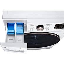 LG 4.5-Cu. Ft. Front Load Washer with Steam Technology - White