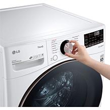 LG 4.5-Cu. Ft. Front Load Washer with Steam Technology - White