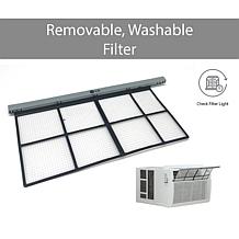 LG 8,000 BTU 115V Window-Mounted Air Conditioner with Remote Control
