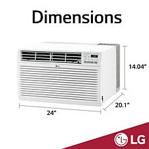 LG 9,800 BTU Dehumidifying Through-the-Wall 115V AC