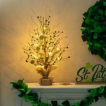 Lighted St.Patrick's Gold Coin Table Tree