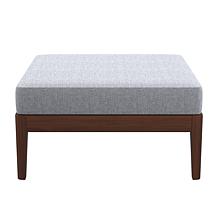 Linon Thea Outdoor Ottoman with Cushion