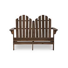 Linon Trent Outdoor Adirondack Double Bench