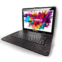 LINSAY 10.1" IPS 256GB Octa-Core Tablet w/Keyboard, Briefcase & Stylus