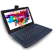 LINSAY® 10.1" Octa Core 128GB Android 13 Tablet Bundle with Keyboard