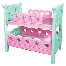 Lissi 12in Doll Set Bunk Bed and highchair 3pc Playset