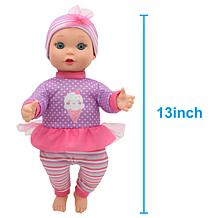 Little Darling: 12" Talking Baby Soft Body Baby Doll