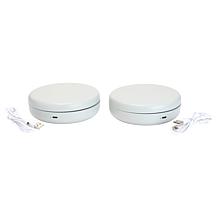 Living Glow Rechargeable Collapsible Folding Lamp - 2-pack