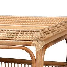 Lombok Natural Rattan Coffee Table 39.8" W x 22.8" D x 19.7" H
