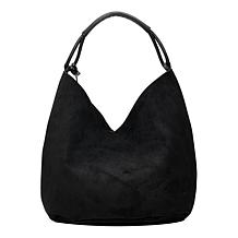 London Fog Loyalty Faux Suede Large Origami Tote