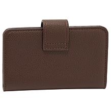 London Fog Slim Pebble Snap Organizer Wallet