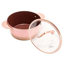 Lorna Maseko 3-Quart Nonstick Ceramic Two-Tone Ballerina Pot