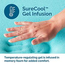LUCID Comfort Collection 2" Gel Memory Foam Mattress Topper - Twin