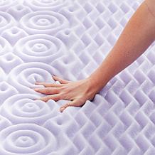 LUCID Comfort Collection 2" Zoned Lavender Memory Foam Topper - Twin