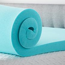 LUCID Comfort Collection 4" Gel Memory Foam Mattress Topper - Full