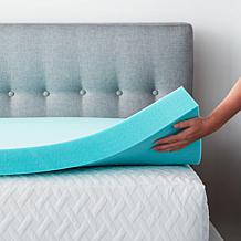 LUCID Comfort Collection 4" Gel Memory Foam Mattress Topper - Twin