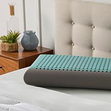 Lucid Comfort Collection Bamboo Charcoal Gel Memory Foam Pillow, Queen