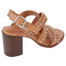 Lucky Brand Dabene Leather Block Heel Sandal