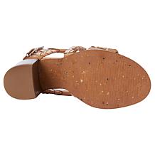 Lucky Brand Dabene Leather Block Heel Sandal