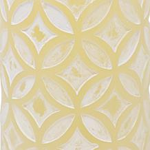Luminara 7-inch Medallion Embossed Flameless Candle