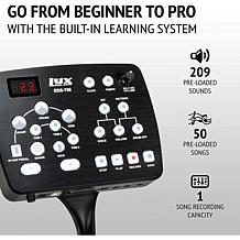 LyxJam 7-Piece Electronic Drum Set, Professional Drum Set