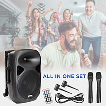 LyxPro 12" Portable PA System, Rechargeable Battery Speaker System