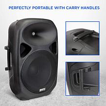 LyxPro 15" Portable PA System, Rechargeable Battery Speaker System