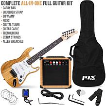 LyxPro 36" Electric Guitar Kit, Beginner Kit for Kids w/20W Amp & More
