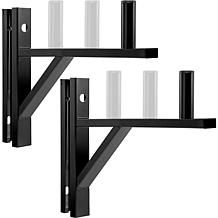 LyxPro Set of 2 Wall Mount Speaker Bracket, Heavy-Duty Speaker Mount
