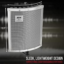 LyxPro VRI-40 Microphone Isolation Shield, Mic Studio Equipment