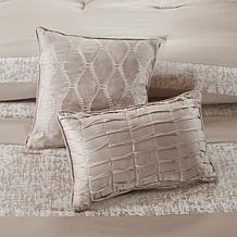 Madison Park Ava 7 Piece Chenille Jacquard Comforter Set Queen