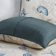 Madison Park Bayside 7-Piece Comforter Set Blue Queen