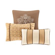 Madison Park Bellagio 6pc Coverlet Set - King/Brown Jacquard