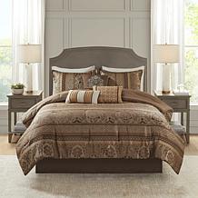 Madison Park Bellagio 7-Piece Jacquard Comforter Set - Cal King