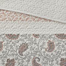 Madison Park Dawn 6-pc Percale Reversible Coverlet Set - Full/Queen