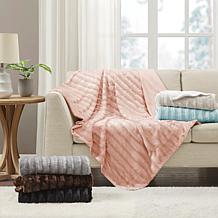 Madison Park Duke Long Fur Throw 50" x 60"